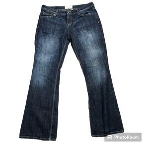 Maurices Morgan New Boot cut jeans dark wash size 13/14 long